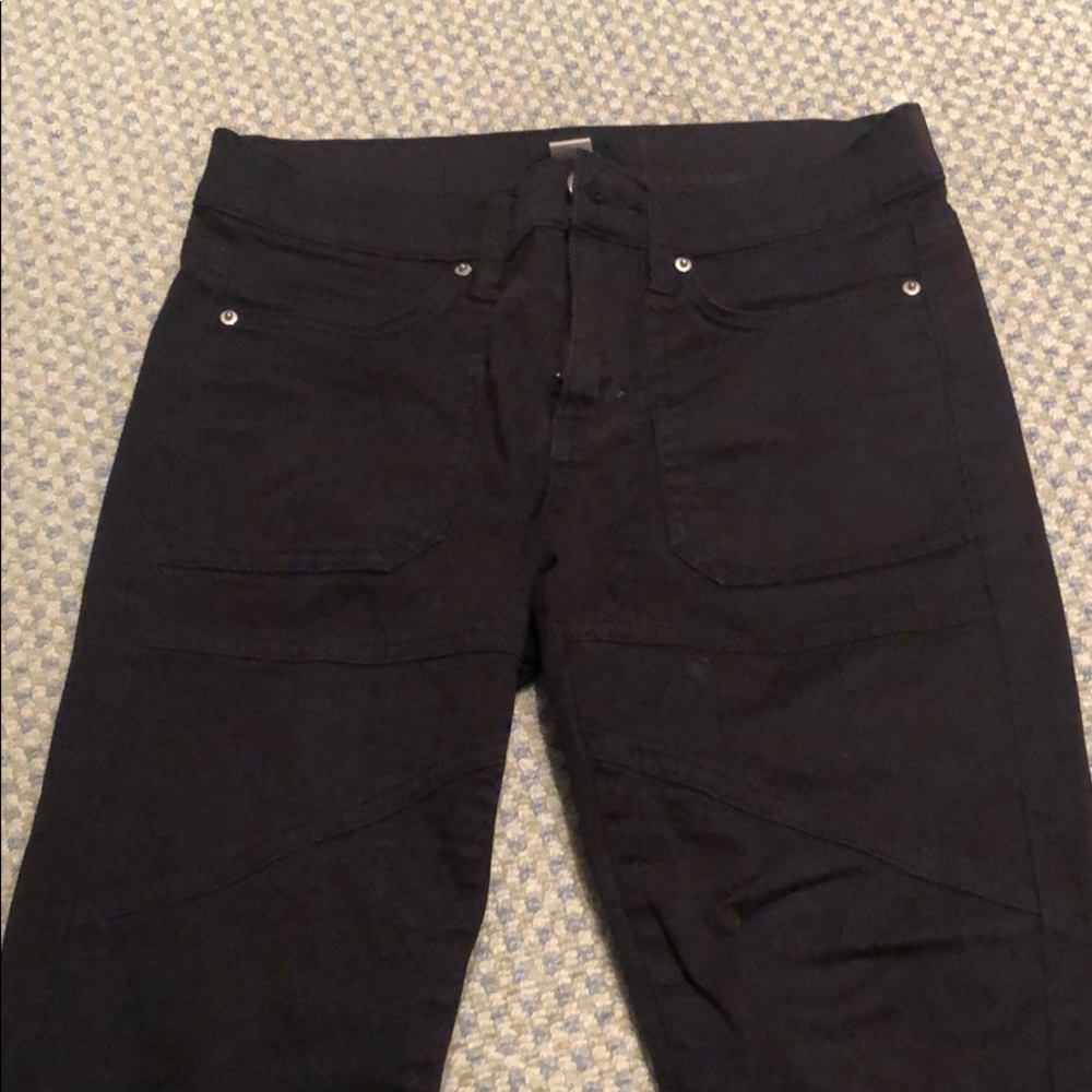 BDG black skinny jeans with seems